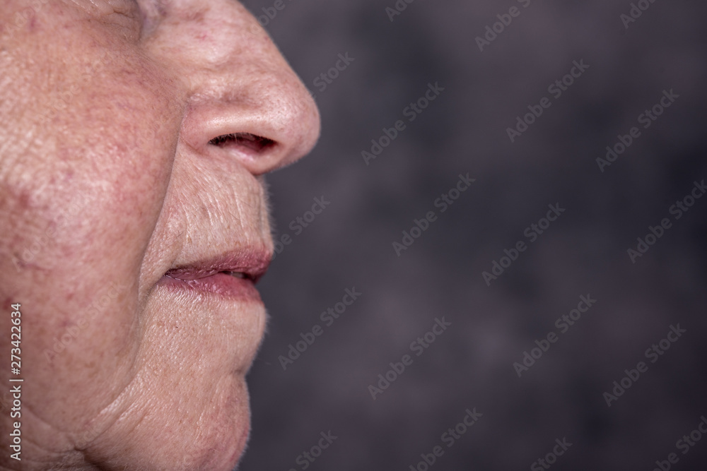 Obraz premium close up portrait of elderly woman