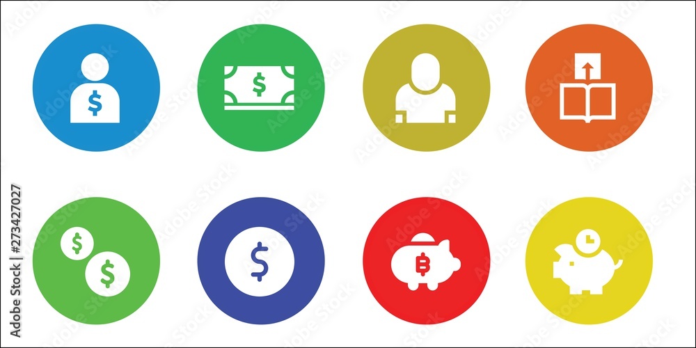 income icon set income icon set