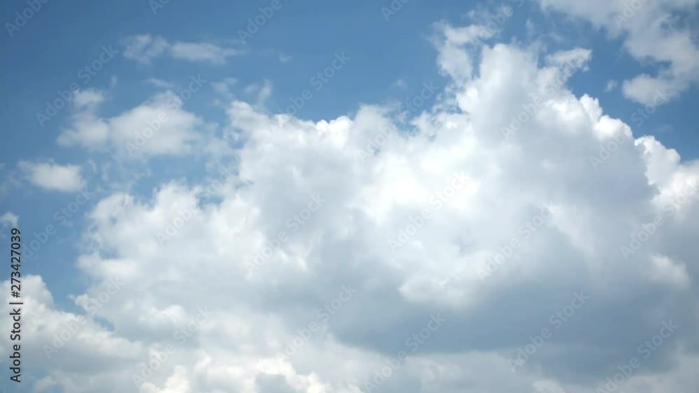Blue sky in summer with beautiful cumulus clouds. Quickly timelapse. Full-HD 1920 X 1080. Blue sky in summer with beautiful cumulus clouds. Quickly timelapse. Full-HD 1920 X 1080.