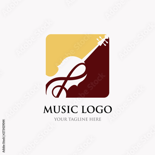 Violin / Cello logo design inspiration , classic and luxury logo designs