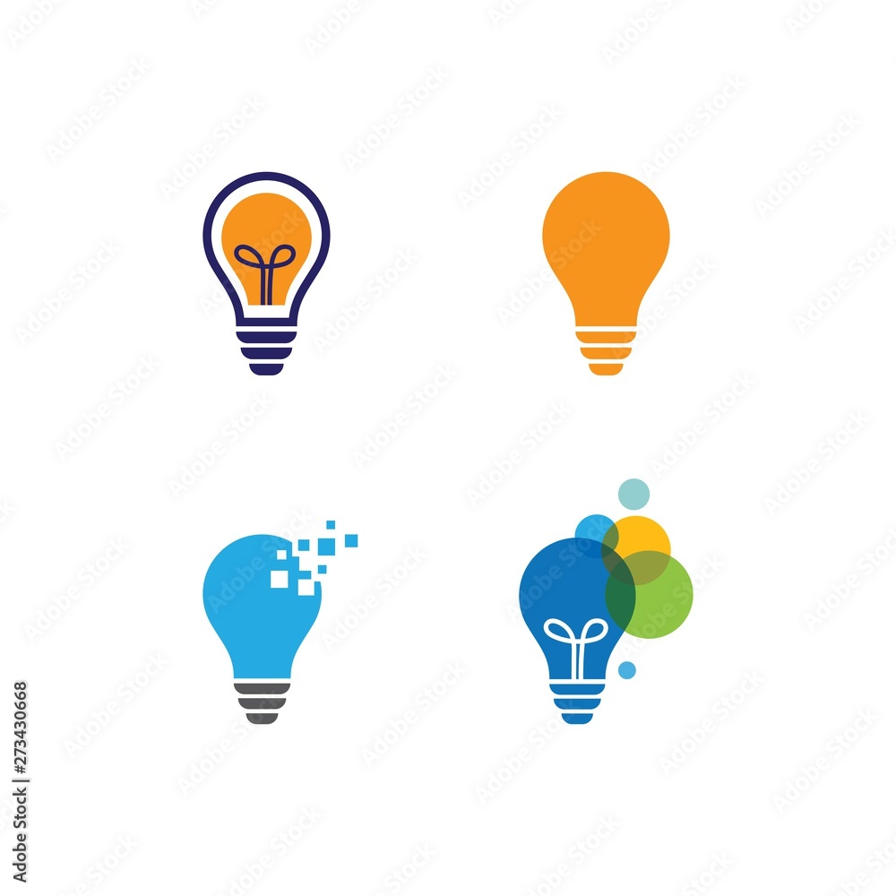 Bulb logo vector Bulb logo vector