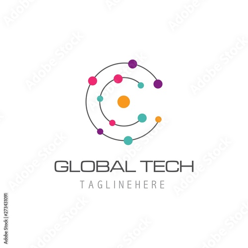 Business technology logo