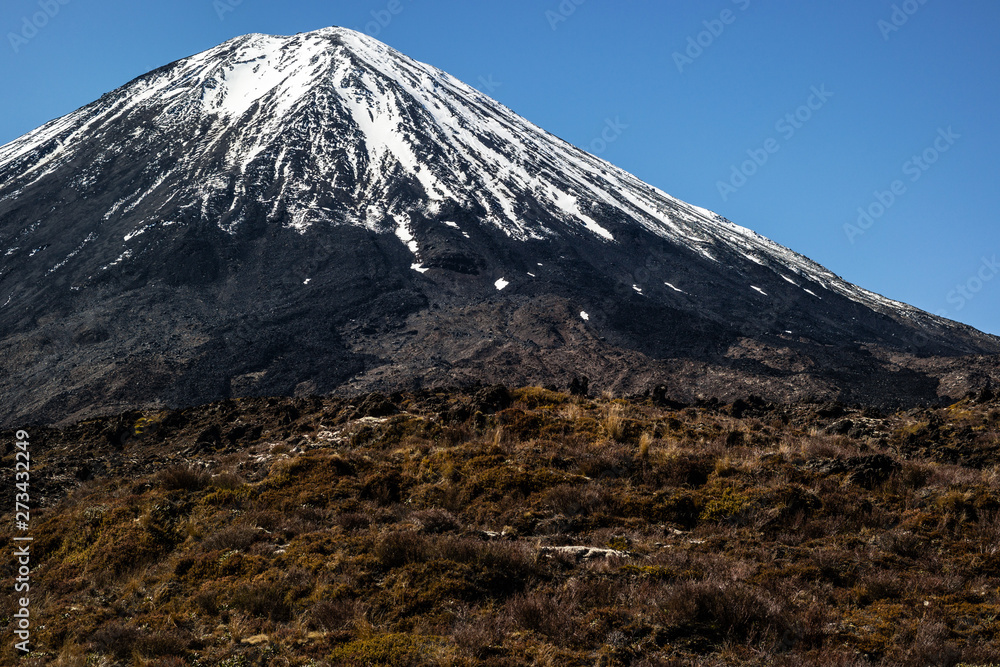 Mount Ngaruhoe from Tongariro Crossing