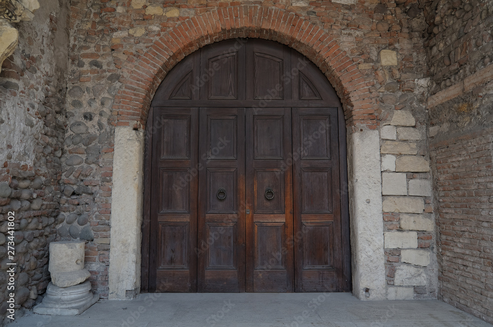 Door of a medieval abbey