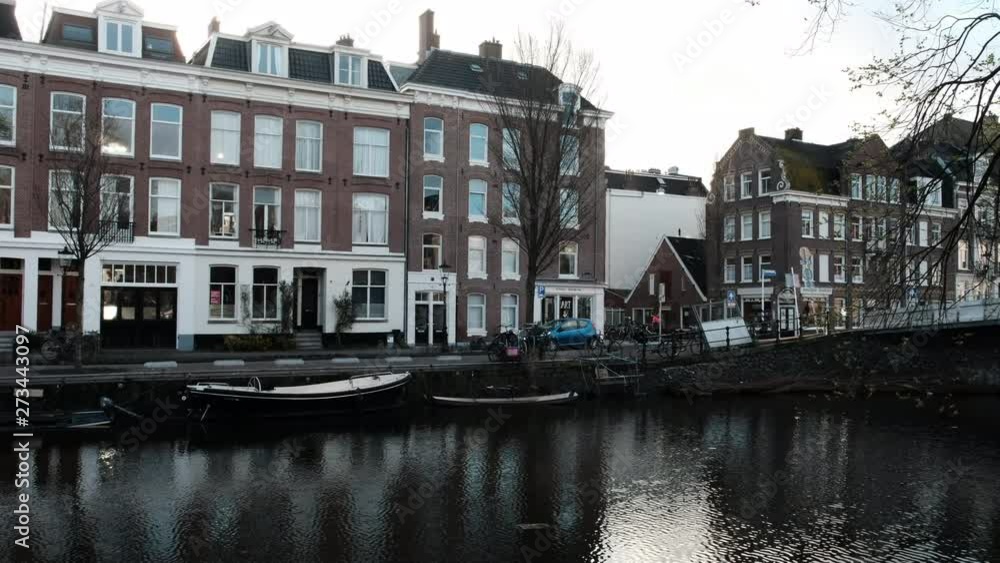 City center of Amsterdam. Typical small Dutch houses facades in Amsterdam City center of Amsterdam. Typical small Dutch houses facades in Amsterdam