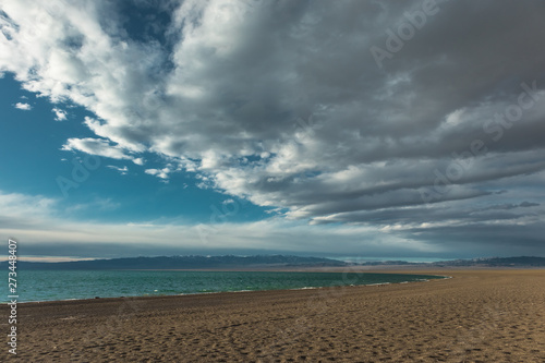 beach and blue sky