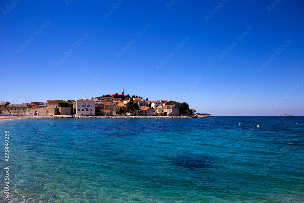Primosten, town on Adriatic coast in Croatia