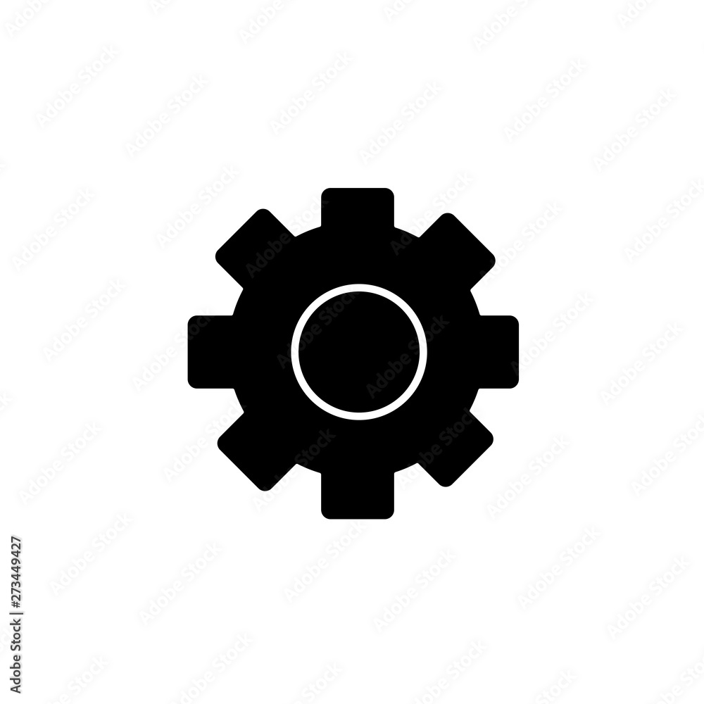 Vector Cog Settings Icon Symbol