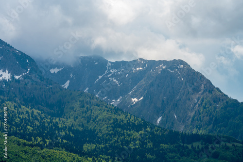 Mountain landscape in Bovec, Slovenia