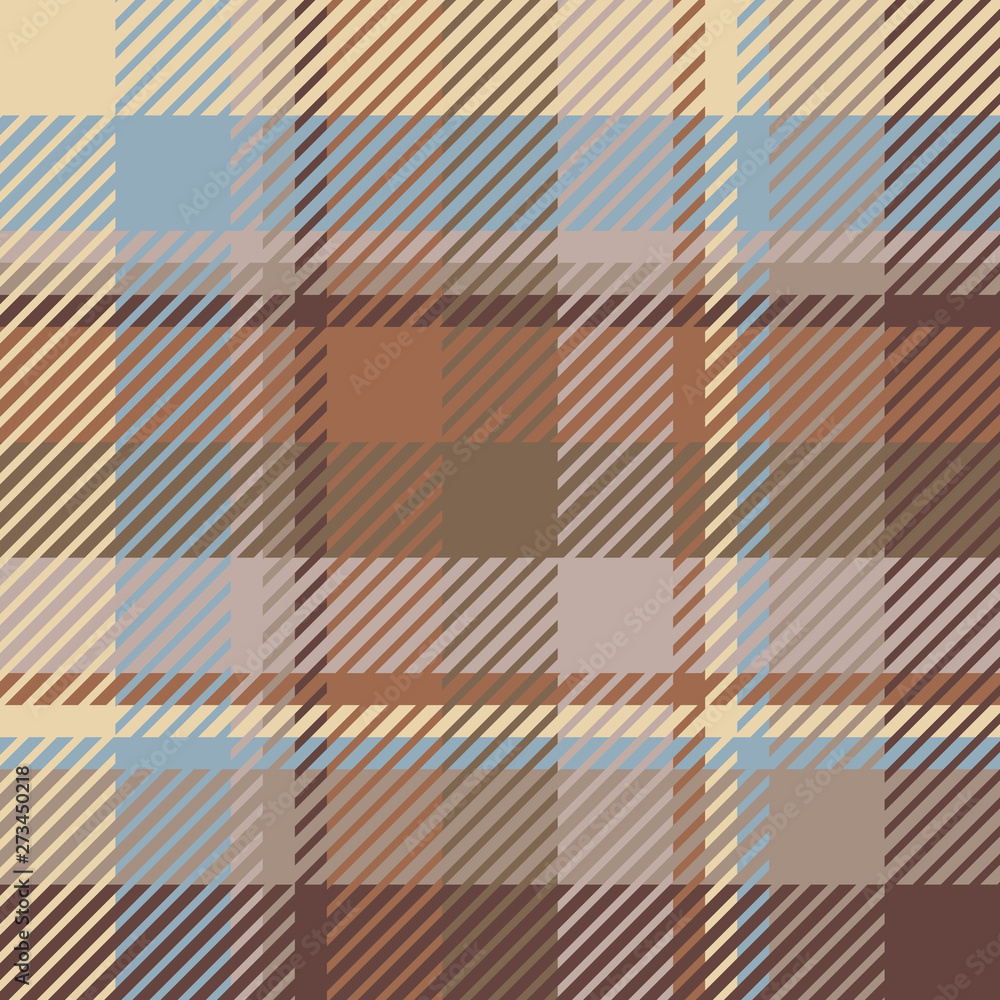 Plaid or tartan vector is background or texture in many color Plaid or tartan vector is background or texture in many color