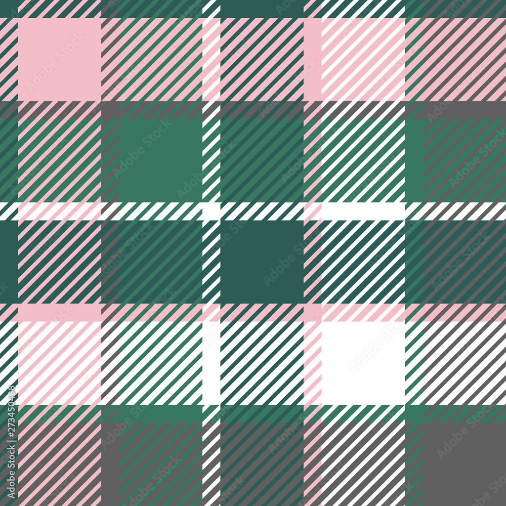Plaid or tartan vector is background or texture in many color Plaid or tartan vector is background or texture in many color