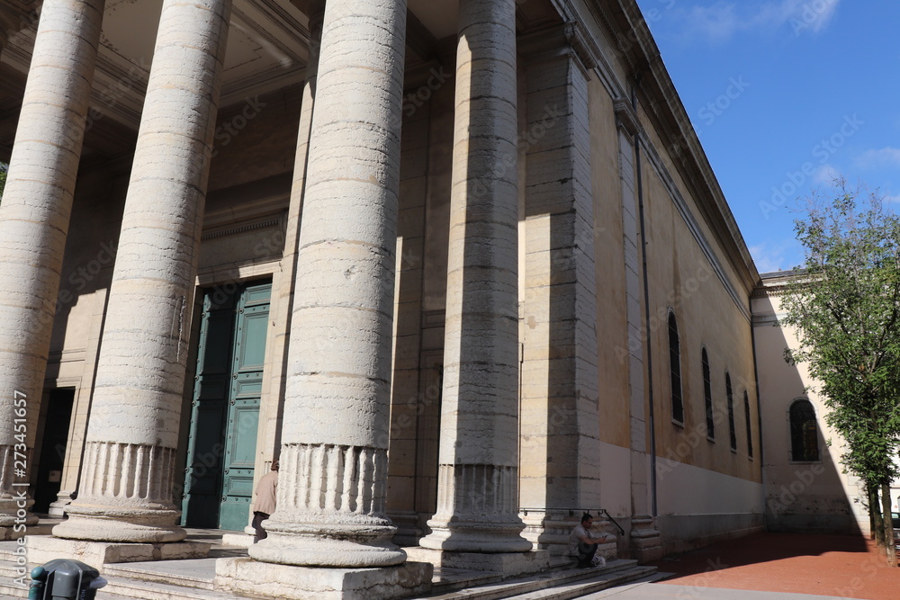 Ville de Lyon - Eglise Saint Pothin inaugurée en 1843 - Extérieur