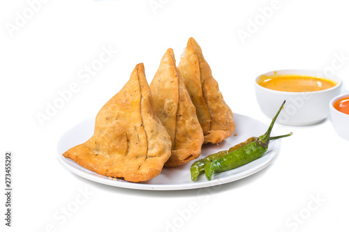 Fotografie Samosa with Chutney