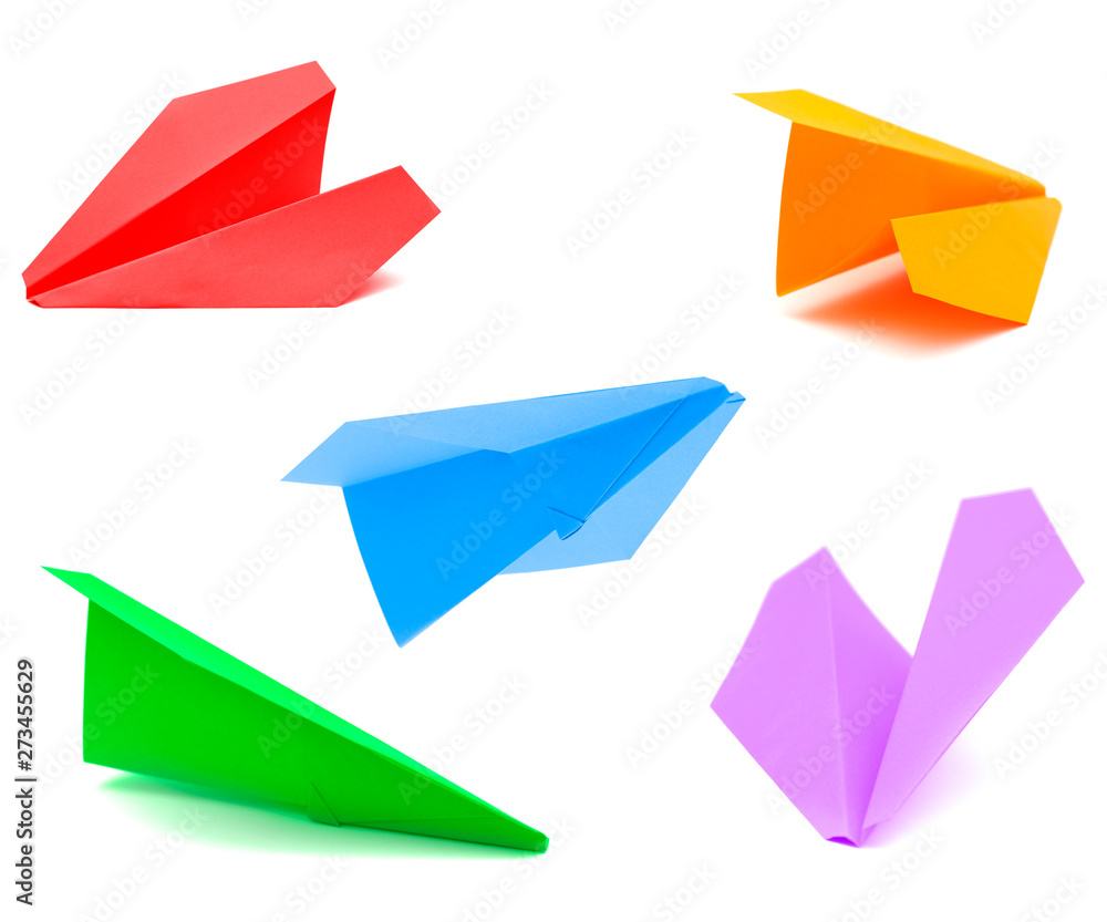 paper plane isolated on whte paper plane isolated on whte