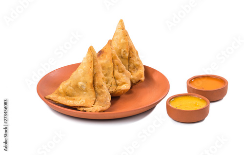 Samosa with Chutney photo