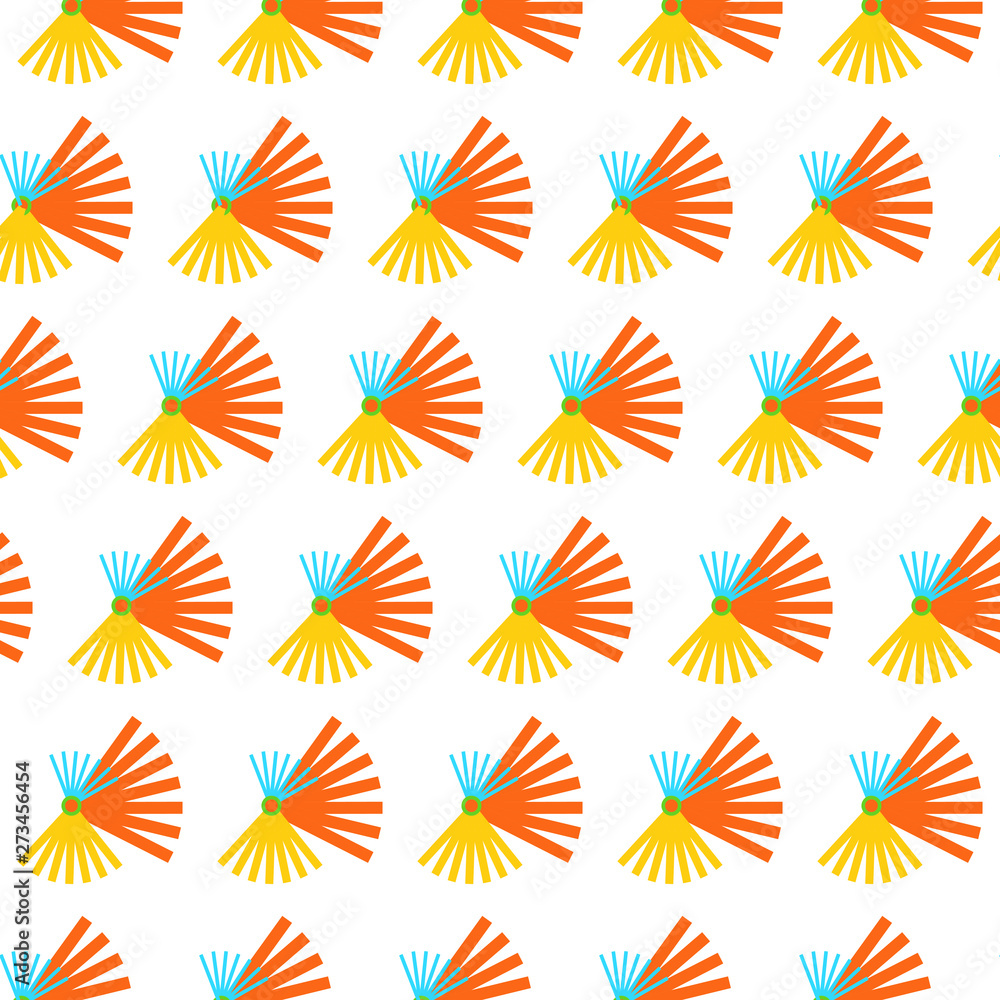 multicolored lines seamless pattern on white background