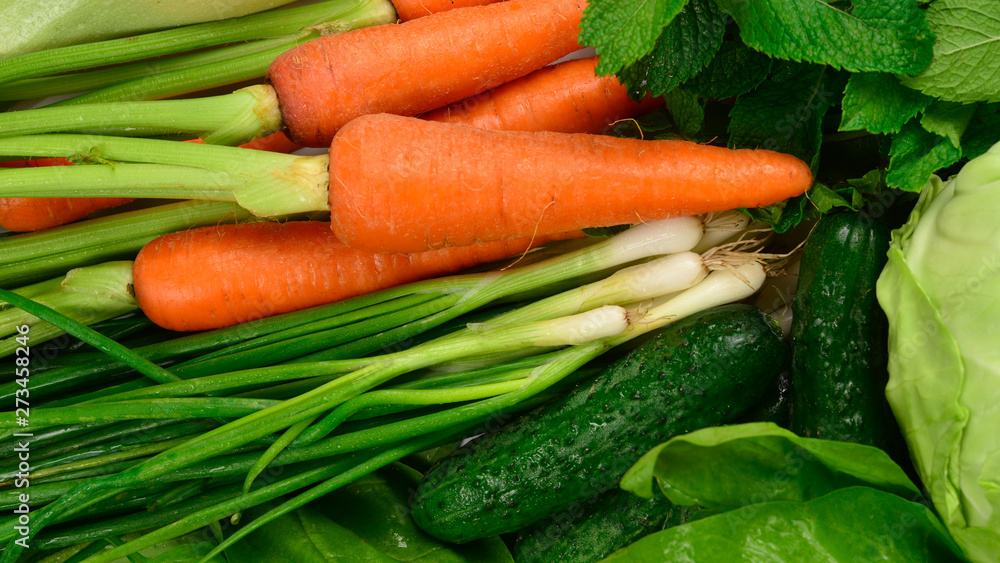 Fresh vegetables and herbs as a background. Fresh vegetables and herbs as a background.