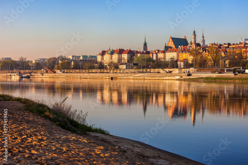 Wallpaper Mural City of Warsaw at Sunrise in Poland Torontodigital.ca