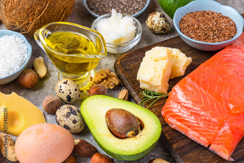 Canvas Print Keto diet concept