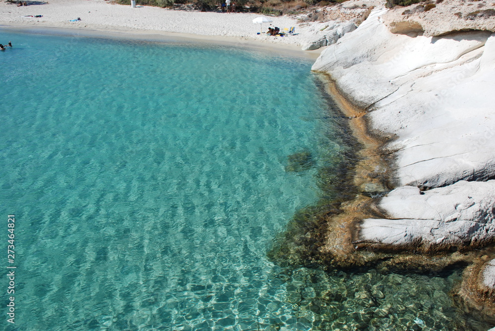 Kimolos Island, Cyclades islands / Greece 2018: The beautiful island of Kimolos