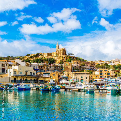 Mgarr harbour view, Gozo, Malta
