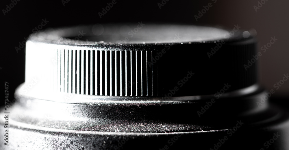 Detailed photo of the lens from the camera Detailed photo of the lens from the camera