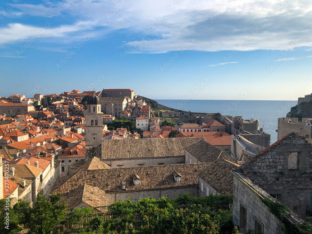 Vue sur le palais Sponza Dubrovnik