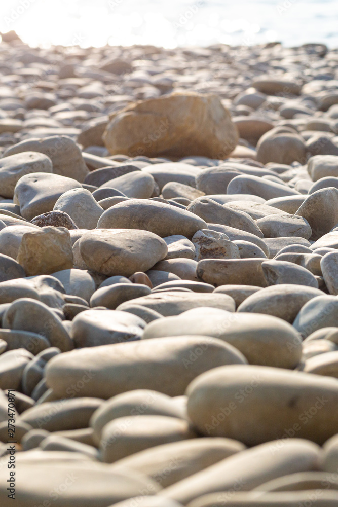 Obraz premium pebbles on the beach