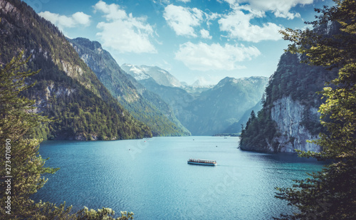 Malerwinkel im Frühling, Königssee Berchtesgaden