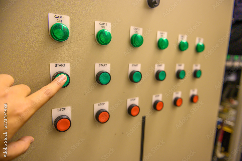 capacitor bank of MDB panel, Electric control switches capacitor bank of MDB panel, Electric control switches