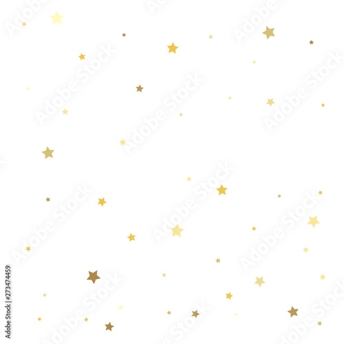 Gold stars. Confetti celebration © writerfantast