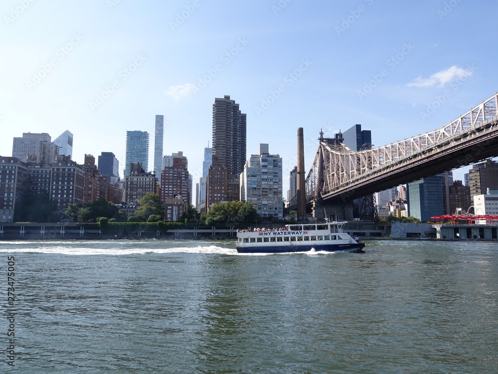 Brooklyn Bridge Landscape in New York, USA