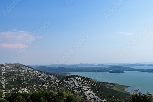 View of Vransko Jerezo, in the Vrana Lakes National Park, Croatia photo