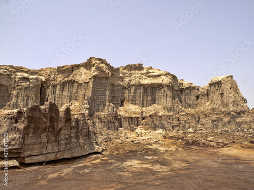 Wallpaper Mural Many high rock formations rise in the Danakil depression. Ethiopia Torontodigital.ca