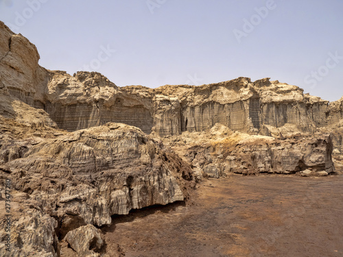 Wallpaper Mural Many high rock formations rise in the Danakil depression. Ethiopia Torontodigital.ca