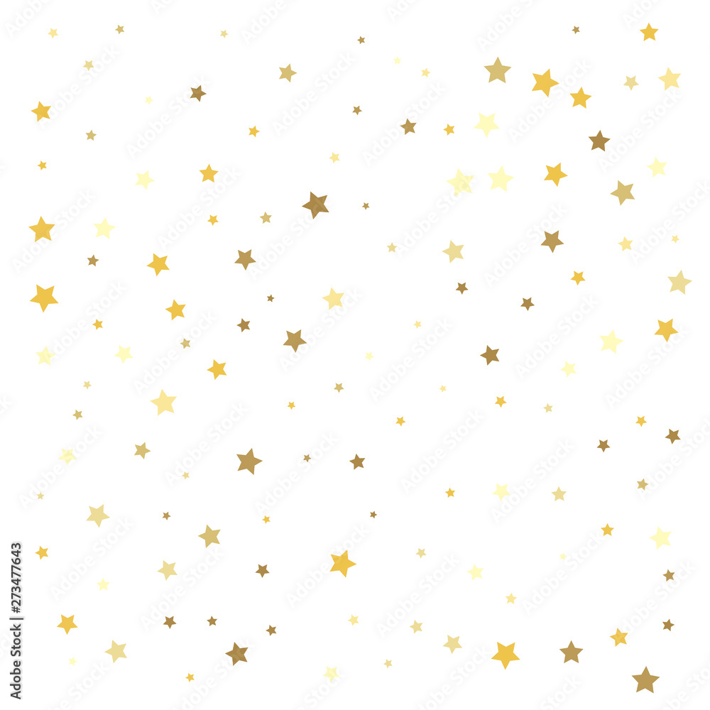 Gold stars. Confetti celebration Gold stars. Confetti celebration