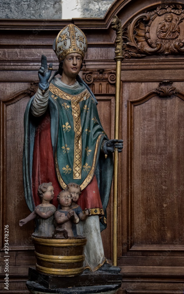 Statue de Saint Nicolas à Gand, Belgique Statue de Saint Nicolas à Gand, Belgique