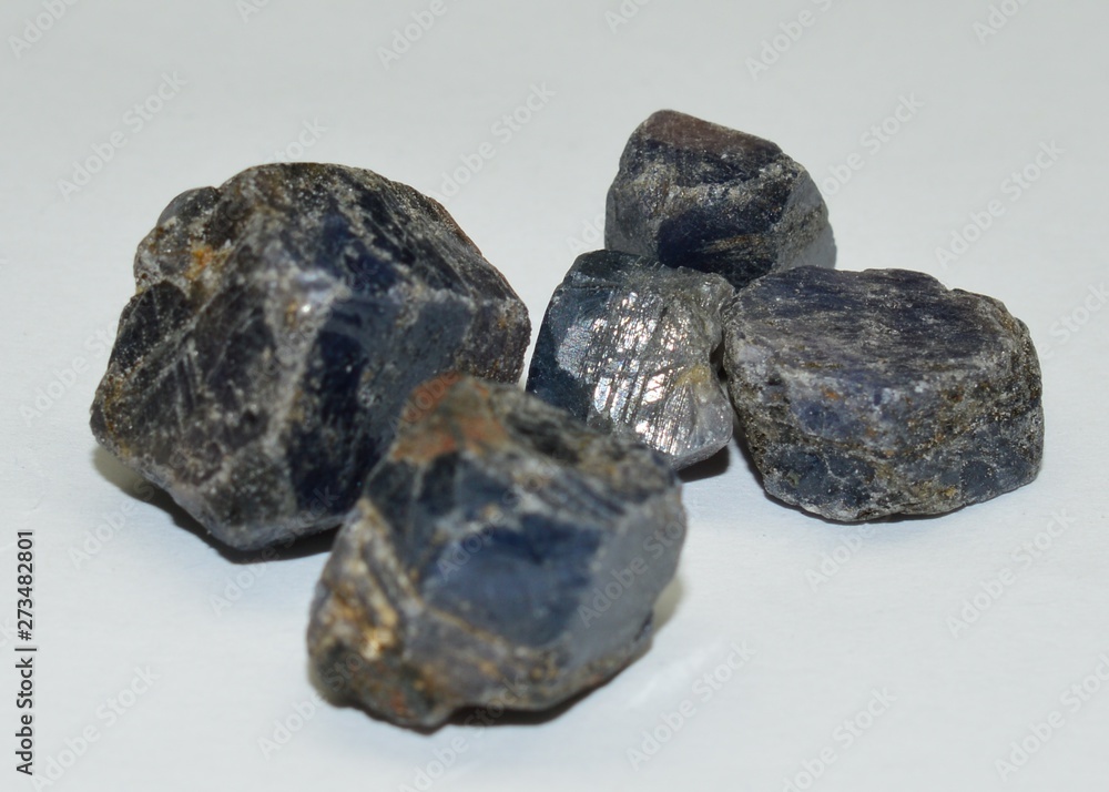 Sapphire raw gemstones Stock Photo | Adobe Stock