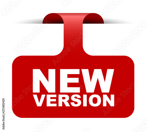 red vector banner new version