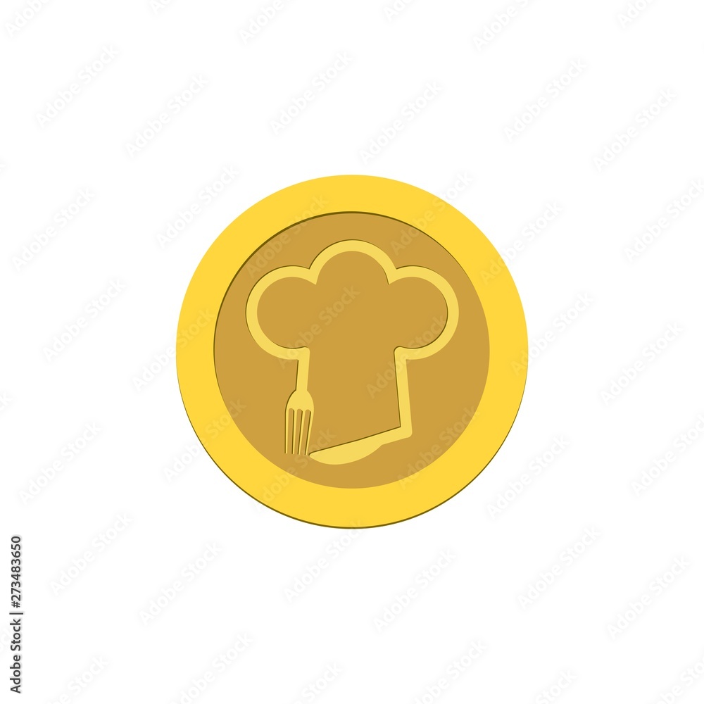 Coin Food Icon Logo Design Element Coin Food Icon Logo Design Element