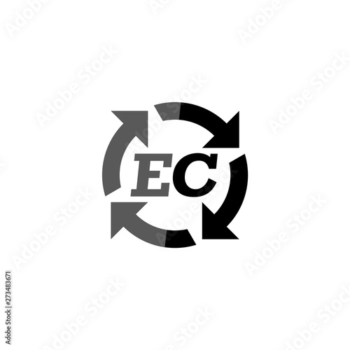 Initial Letter Logo EC Template Design
