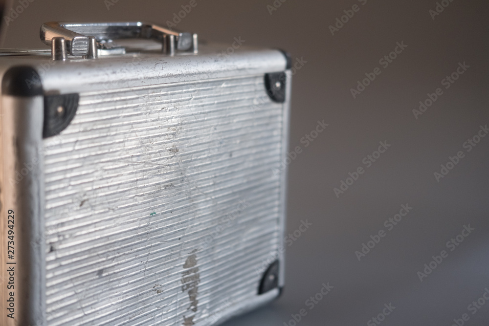 Fototapeta premium The aluminum carrying case