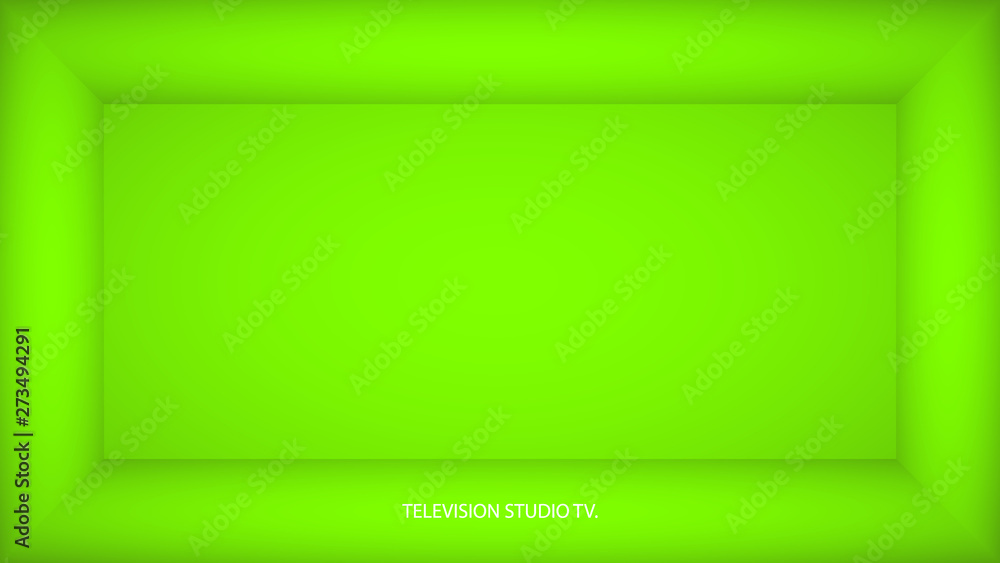 Abstract ufo green empty room, niche with ufo green wall, floor, ceiling, dark side without any textures, box top view colorless 3d illustration Abstract ufo green empty room, niche with ufo green wall, floor, ceiling, dark side without any textures, box top view colorless 3d illustration