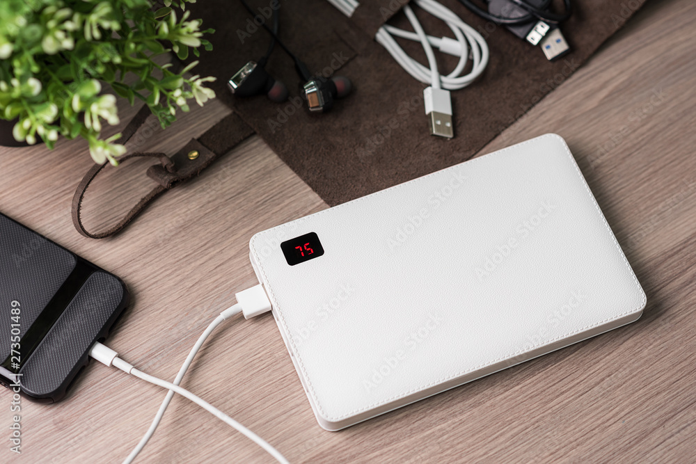 charging smartphone with power bank charging smartphone with power bank