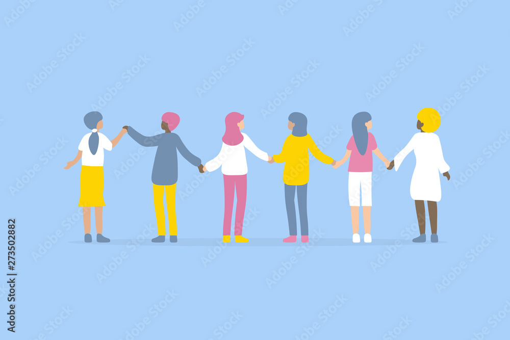 feminism woman holding hands feminism woman holding hands