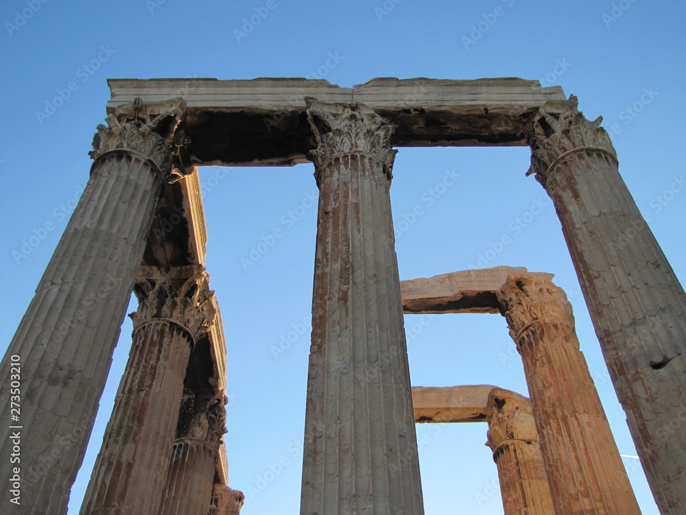 Columns of the Temple of Olympian Zeus in Athens, Greece Columns of the Temple of Olympian Zeus in Athens, Greece