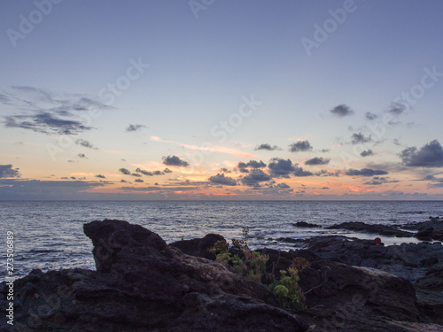 Sea and sunset in Pantelleria  Sicily  Italy