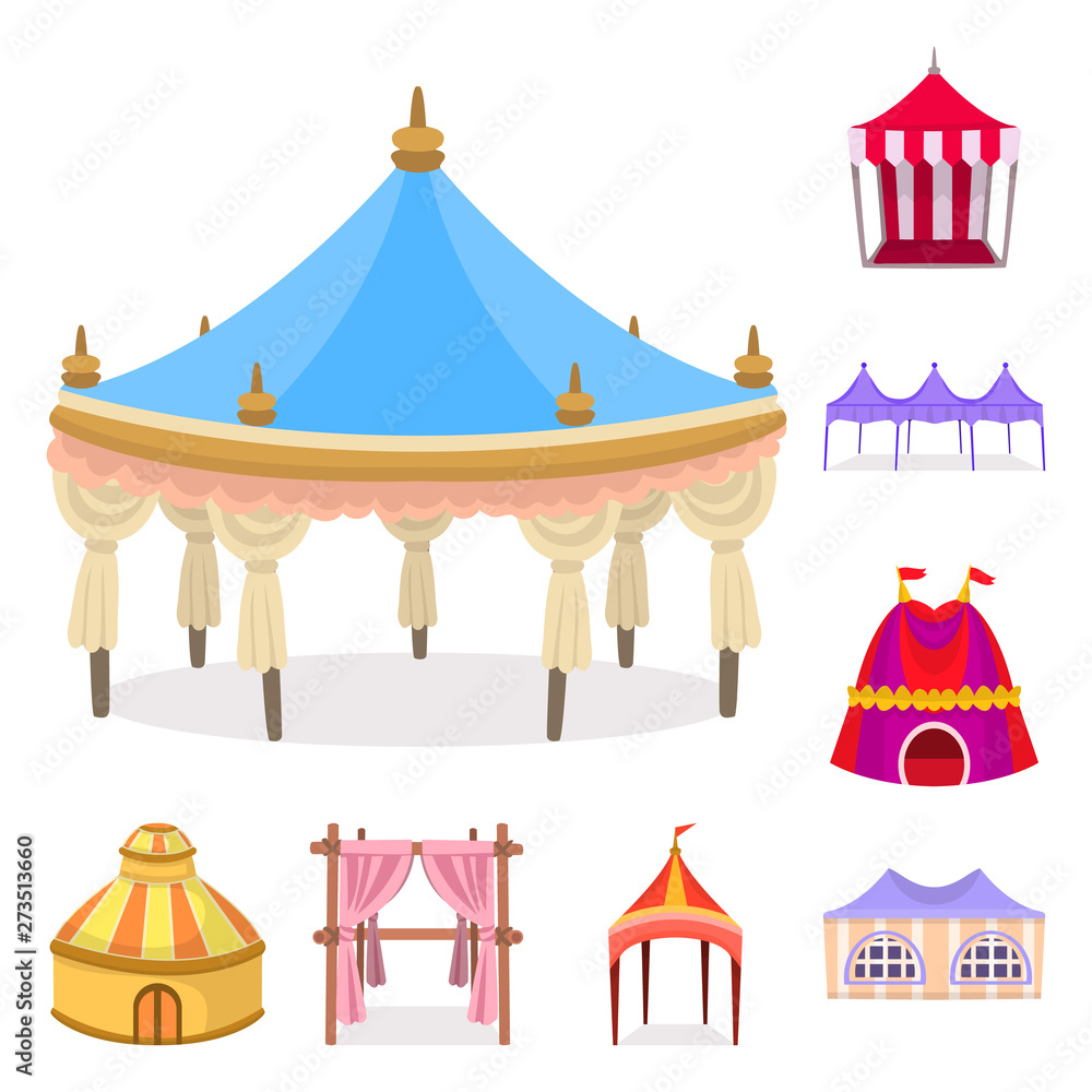 Vector illustration of awning and shelter symbol. Set of awning and canopy vector icon for stock. Vector illustration of awning and shelter symbol. Set of awning and canopy vector icon for stock.