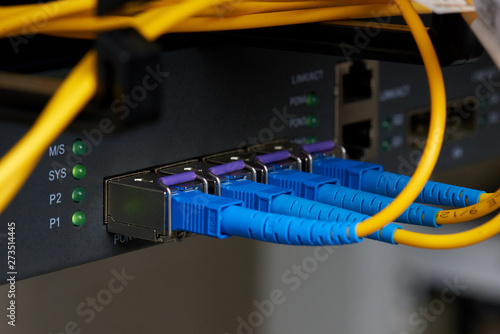 Internet service provider communications equipment.