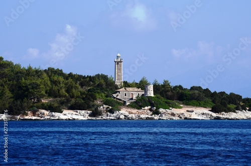 lighthouse in fiscardo